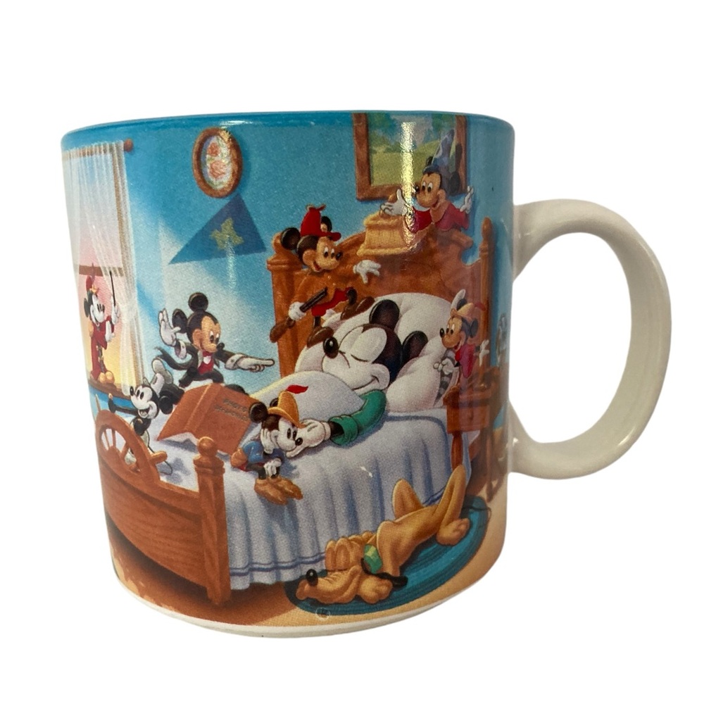 Walt Disney Mickey Mouse Through the‎ Years Coffee Mug Cup Ceramic 10 oz